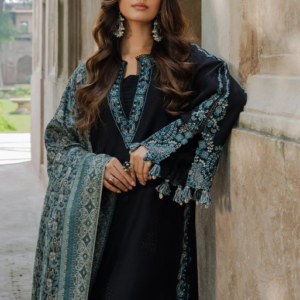 Teal Embroidered